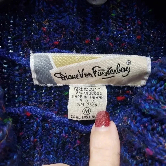 Diane Von Furstenberg Confetti Turtleneck Sweater - Picture 3 of 5